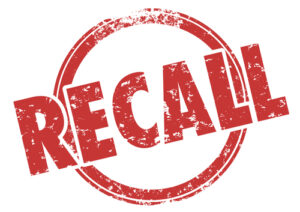 Picture of recall alert