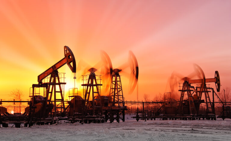 Picture of oil pumps